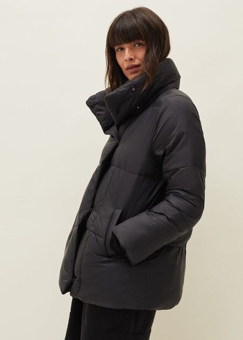 Phase Eight Eshima Puffer Coats Black USA | 3910846-CZ